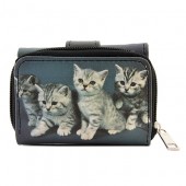 Tri-Fold Wallet - Kitty Print - WL-197CAT2-6